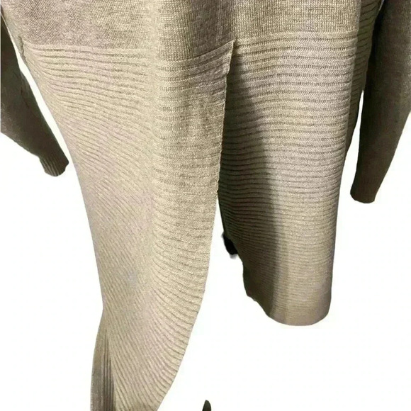 Time and Tru women’s open front light gray cardigan long sleeves size large - Picture 6 of 9